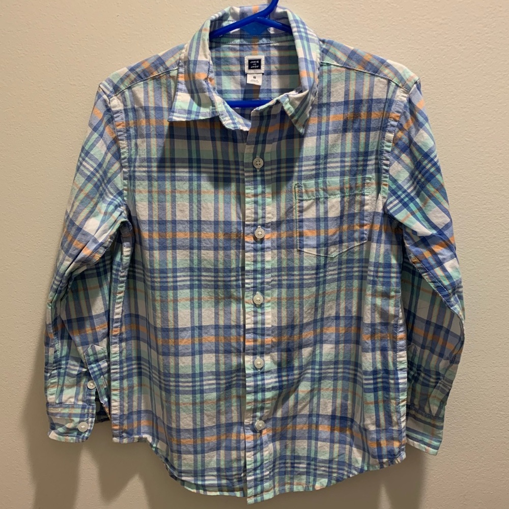 Janie and Jack Cotton Dress Shirt